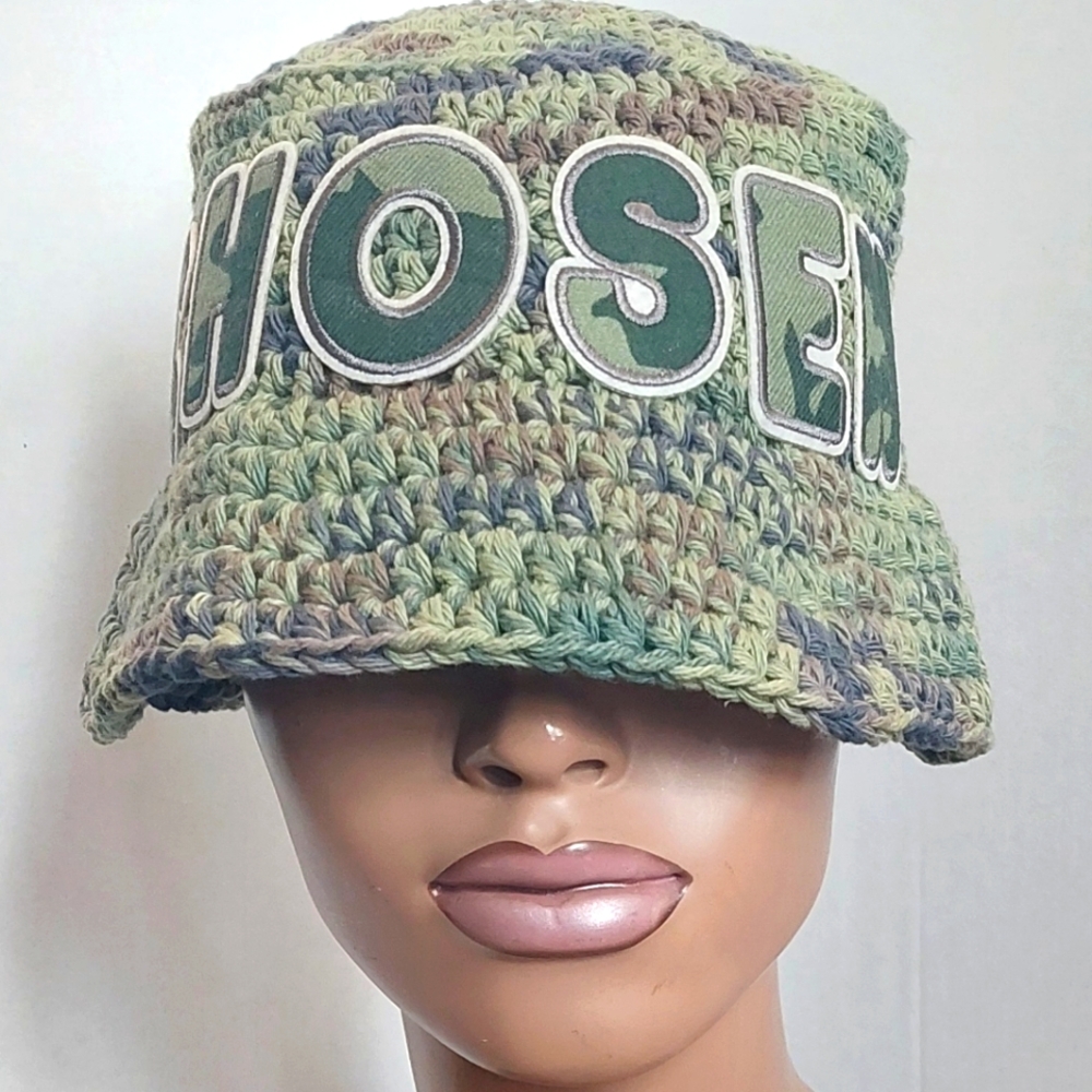 Camouflage Bucket Hat, Med., CHOSEN by DESIGN